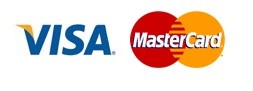 Visa Mastercard logos